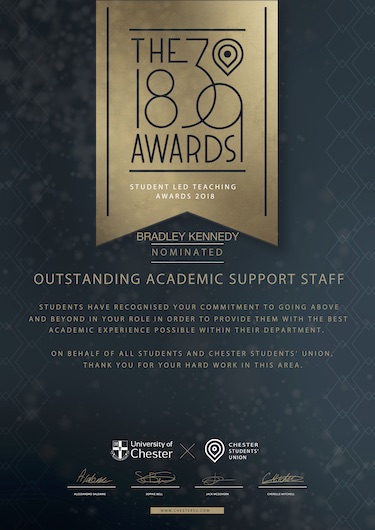 Outstanding Academic Award 2018